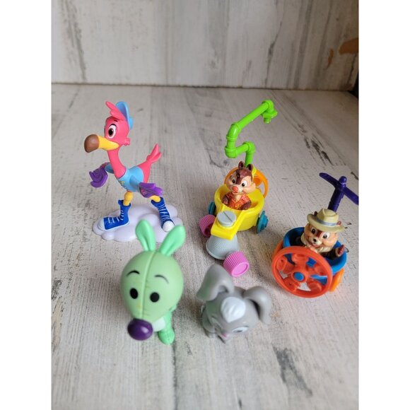 Disney animal chip dale bunny‎ woozle Freddy flamingo toy set youth - Picture 4 of 7
